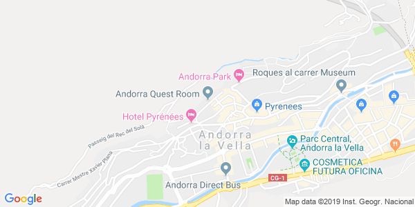 Mapa dirección Andorra Quest Room [ACTUALMENTE CERRADA]