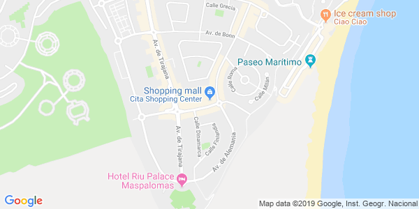 Mapa dirección Casa de los Enigmas - Maspalomas