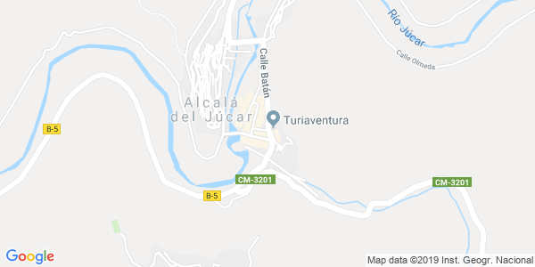 Mapa dirección Coco Room - Alcalá del Júcar