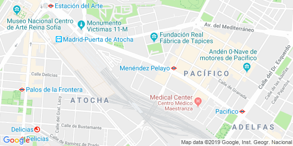 Mapa dirección Cubick - Madrid