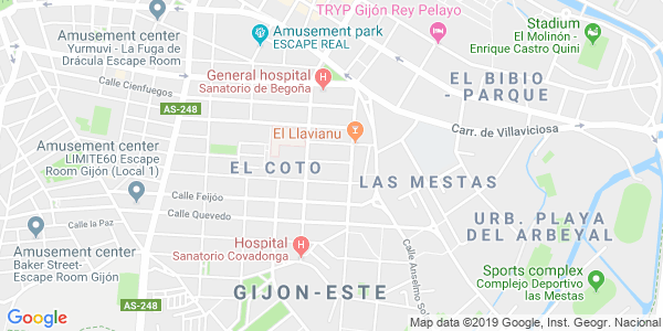 Mapa dirección Desafío Gijón