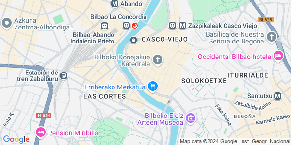 Mapa dirección Get Out - Bilbao