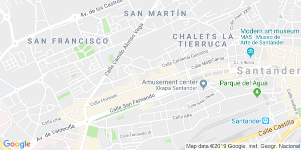 Mapa dirección Enigma - Santander