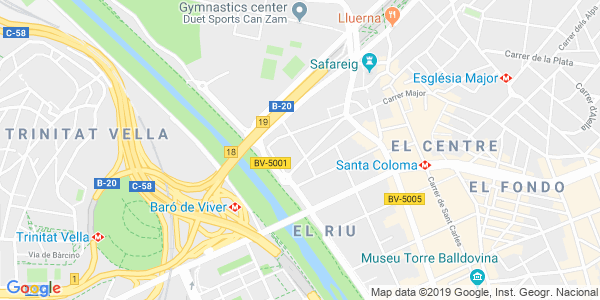 Mapa dirección Escape Barcelona