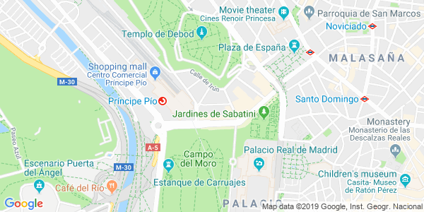 Mapa dirección Escape Río [ACTUALMENTE CERRADA]