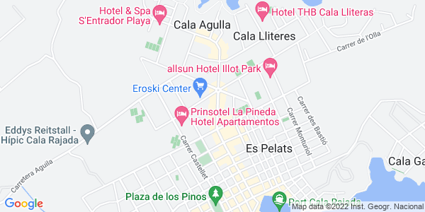 Mapa dirección Escape Rooms Cala Ratjada [ACTUALMENTE CERRADA]