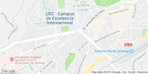 Mapa dirección Eskapark - Santiago de Compostela