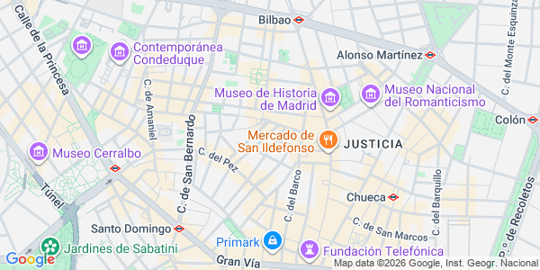 Mapa dirección EXIT/SALIDA - Madrid