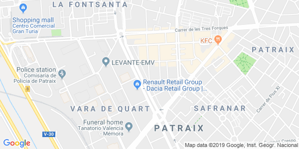 Mapa dirección Familia Imperial