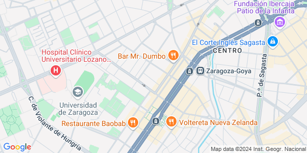 Mapa dirección Get Out - Zaragoza