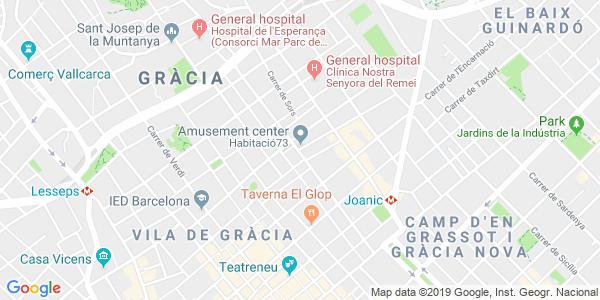 Mapa dirección Habitación 73 [ACTUALMENTE CERRADA]