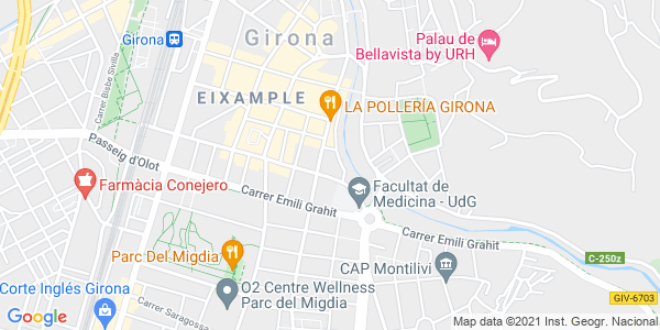 Mapa dirección Imagina Girona