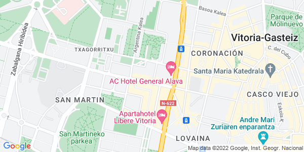 Mapa dirección Kode Gasteiz