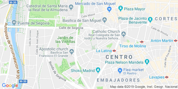 Mapa dirección OFF Latina [ACTUALMENTE CERRADA]