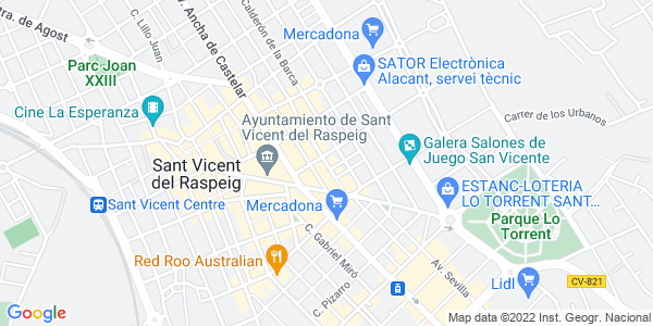 Mapa dirección Panik