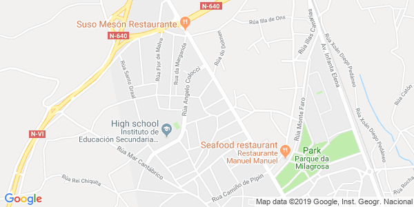 Mapa dirección Sala Enigma - Lugo