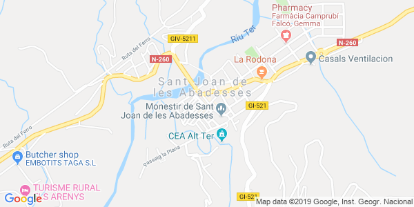 Mapa dirección Sant Joan Escape