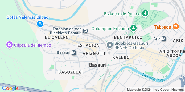 Mapa dirección Get Out - Bilbao