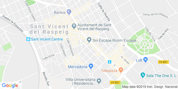 Mapa dirección Sin Escape