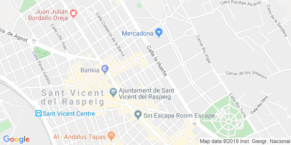 Mapa dirección Somni Viu Escape Room