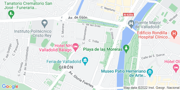 Mapa dirección Stranger Escape Valladolid