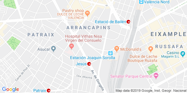 Mapa dirección Tactic - Valencia