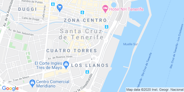 Mapa dirección The Key Tenerife