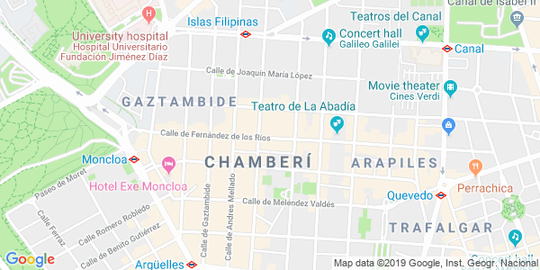 Mapa dirección The Rombo Code - Madrid