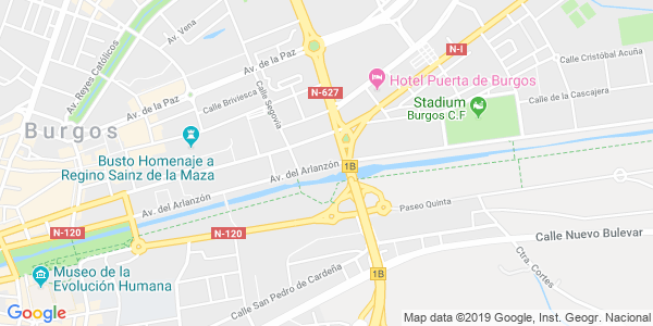 Mapa dirección The RoomHunter