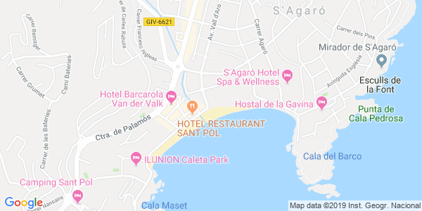 Mapa dirección Verd Mar [ACTUALMENTE CERRADA]